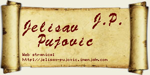 Jelisav Pujović vizit kartica